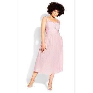 Rosè dress with pockets City Chic